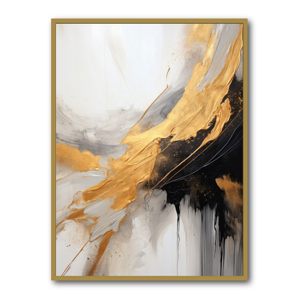 Gold deals framed art